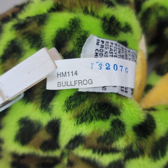 2/$15 Webkinz Bullfrog Plush Green Frog Stuffed Animal Beans Ganz No Codes HM114 - Picture 10 of 11